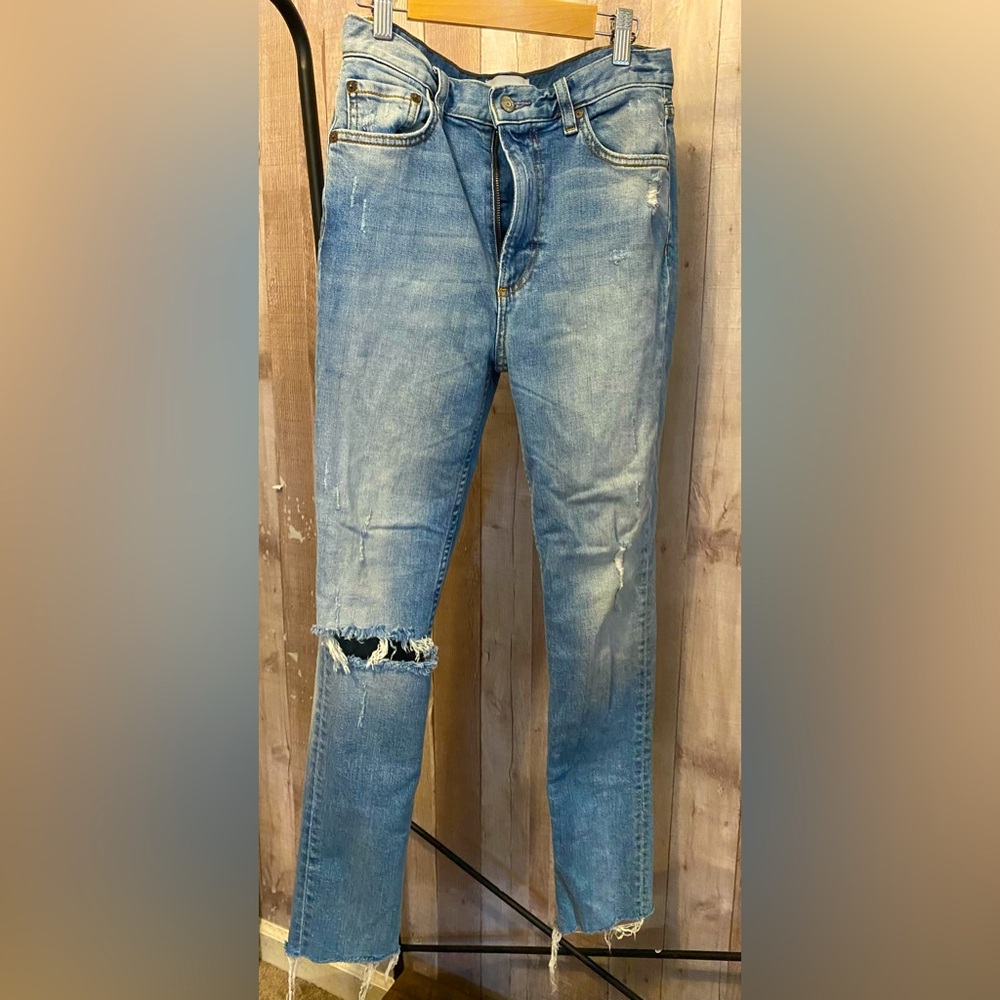 Boyish jeans distressed leg slim fit